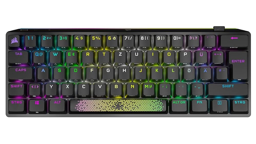 CORSAIR K70 PRO MINI RGB 60% ゲーミングキーボード Corsair K70 PRO Mini Wireless RGB 60% Mechanical Gaming